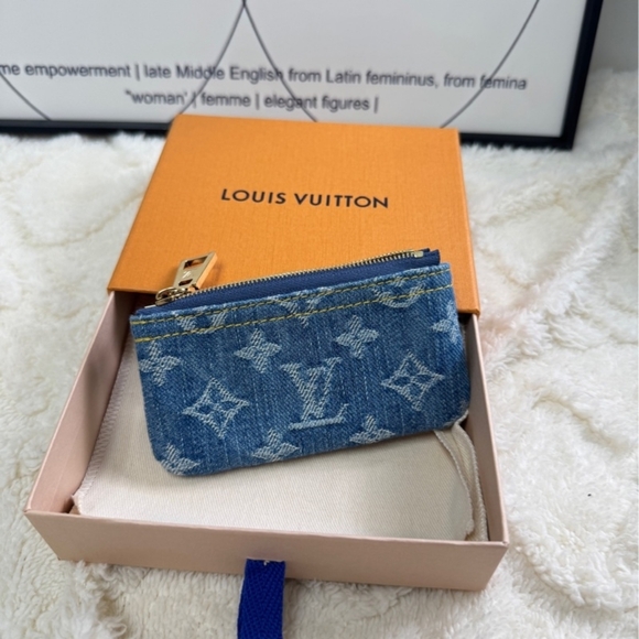 Louis Vuitton Monogram Denim Key Pouch - Picture 5 of 7